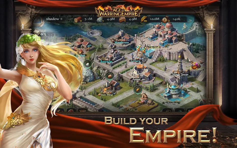 Скачать Age of Warring Empire бесплатно — Безлимитные ресурсы и мощная армия — скриншот 2