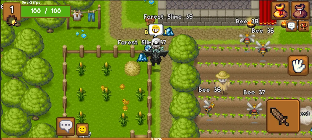 Heritage Online - MMORPG 2D (Мод: Много денег и усиленный герой) — скачать на Андроид — скриншот 1