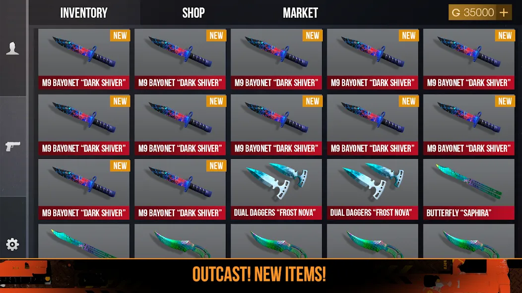 Case Opener: Skins Simulator взлом APK — Бесконечные монеты и все скины — скриншот 2