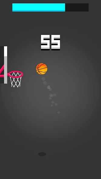 Скачать Dunk Hit Mod APK — Безлимитные мячи и высокие прыжки — скриншот 2