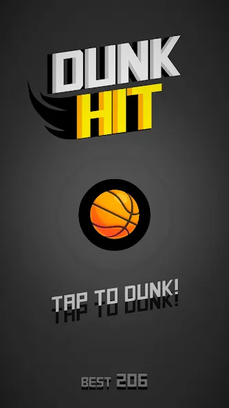 Скачать Dunk Hit Mod APK — Безлимитные мячи и высокие прыжки — скриншот 4