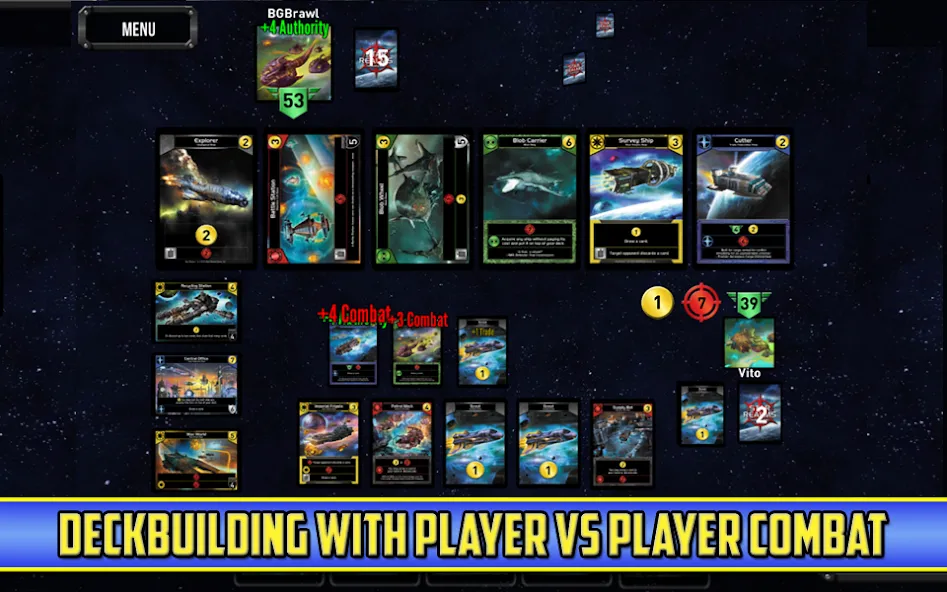 Star Realms бесплатно на Андроид — мод: Безлимитные деньги и карты открыты — скриншот 3 Star Realms бесплатно на Андроид — мод: Безлимитные деньги и карты открыты — скриншот 3