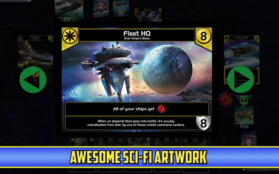 Star Realms бесплатно на Андроид — мод: Безлимитные деньги и карты открыты — скриншот 4 Star Realms бесплатно на Андроид — мод: Безлимитные деньги и карты открыты — скриншот 4
