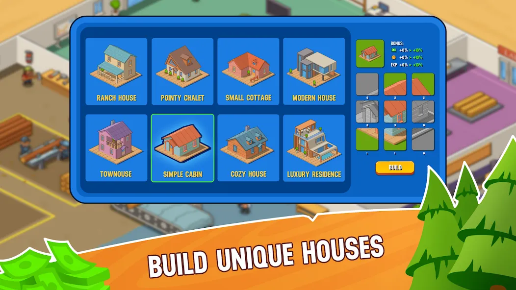 Скачать Lumber Inc Tycoon бесплатно — Безлимитные деньги и ресурсы — скриншот 5