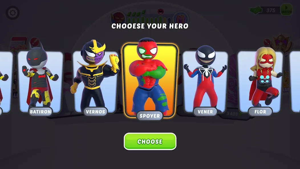 Скачать Stick Hero: Comic Superhero последней версии — Безлимитные монеты и все герои — скриншот 2 Скачать Stick Hero: Comic Superhero последней версии — Безлимитные монеты и все герои — скриншот 2
