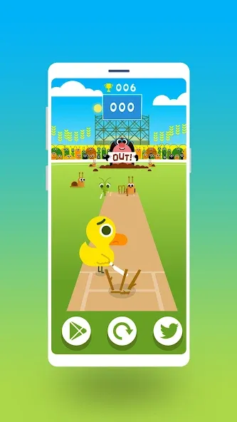Cric Game - Doodle Cricket MOD APK: Безлимитные монеты и открытые уровни — скриншот 2