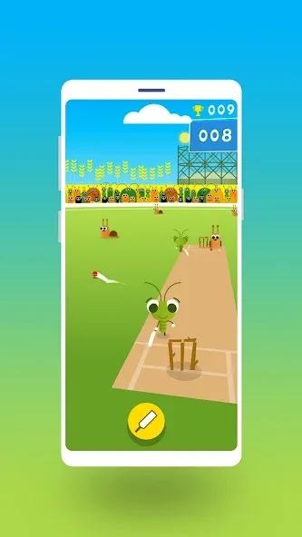 Cric Game - Doodle Cricket MOD APK: Безлимитные монеты и открытые уровни — скриншот 3