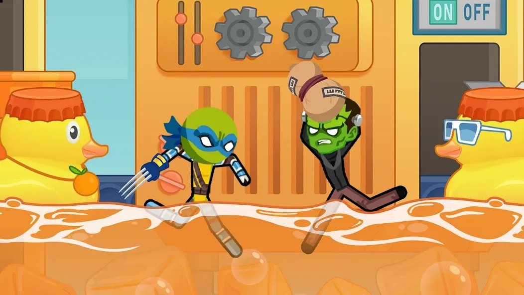 Stick Hero Fight Clash — Безлимитные монеты и усиленный герой, скачать мод APK — скриншот 3