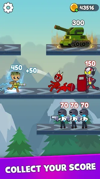 Stick Shooter: Battle Game — Безлимитные патроны и здоровье, скачать мод APK — скриншот 2 Stick Shooter: Battle Game — Безлимитные патроны и здоровье, скачать мод APK — скриншот 2