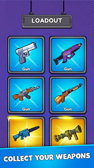 Stick Shooter: Battle Game — Безлимитные патроны и здоровье, скачать мод APK — скриншот 5 Stick Shooter: Battle Game — Безлимитные патроны и здоровье, скачать мод APK — скриншот 5