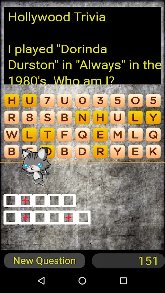 Trivia & Anagrams & Hollywood MOD APK: Безлимитные подсказки и очки — скриншот 5 Trivia & Anagrams & Hollywood MOD APK: Безлимитные подсказки и очки — скриншот 5