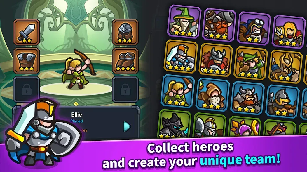 Idle Kingdom Defense — Безлимитные деньги и усиленная защита, скачать мод APK — скриншот 2 Idle Kingdom Defense — Безлимитные деньги и усиленная защита, скачать мод APK — скриншот 2