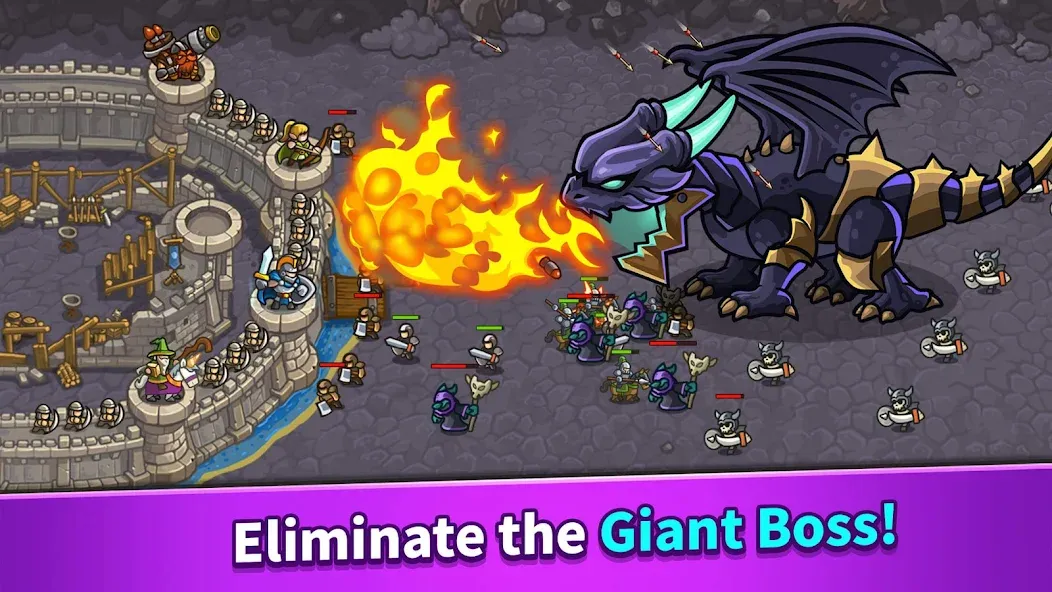 Idle Kingdom Defense — Безлимитные деньги и усиленная защита, скачать мод APK — скриншот 3 Idle Kingdom Defense — Безлимитные деньги и усиленная защита, скачать мод APK — скриншот 3