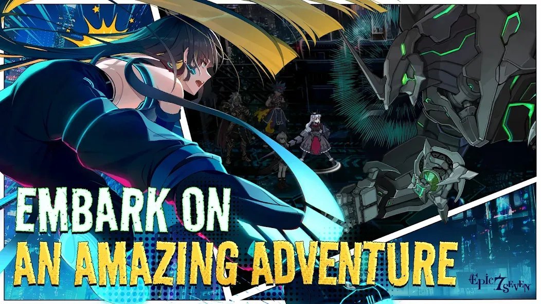 Мод Epic Seven — Безлимитные деньги и редкие герои, скачать APK — скриншот 5 Мод Epic Seven — Безлимитные деньги и редкие герои, скачать APK — скриншот 5