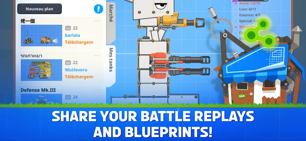 Super Tank Rumble взлом на Андроид — Безлимитные деньги и усиленные танки — скриншот 5 Super Tank Rumble взлом на Андроид — Безлимитные деньги и усиленные танки — скриншот 5