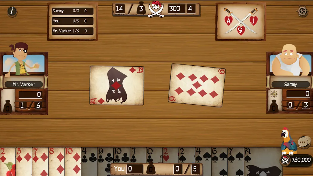 Spades Cutthroat Pirates взломанный APK — Безлимитные монеты и пиратские бонусы — скриншот 2 Spades Cutthroat Pirates взломанный APK — Безлимитные монеты и пиратские бонусы — скриншот 2