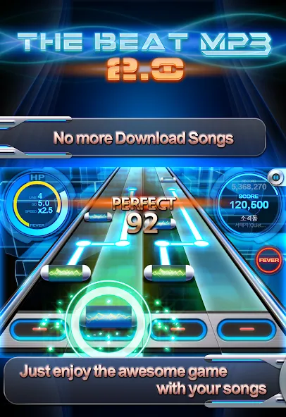 BEAT MP3 2.0 - Rhythm Game взлом на Андроид — Разблокированы все песни и режимы — скриншот 1 BEAT MP3 2.0 - Rhythm Game взлом на Андроид — Разблокированы все песни и режимы — скриншот 1