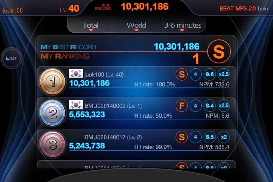 BEAT MP3 2.0 - Rhythm Game взлом на Андроид — Разблокированы все песни и режимы — скриншот 5 BEAT MP3 2.0 - Rhythm Game взлом на Андроид — Разблокированы все песни и режимы — скриншот 5