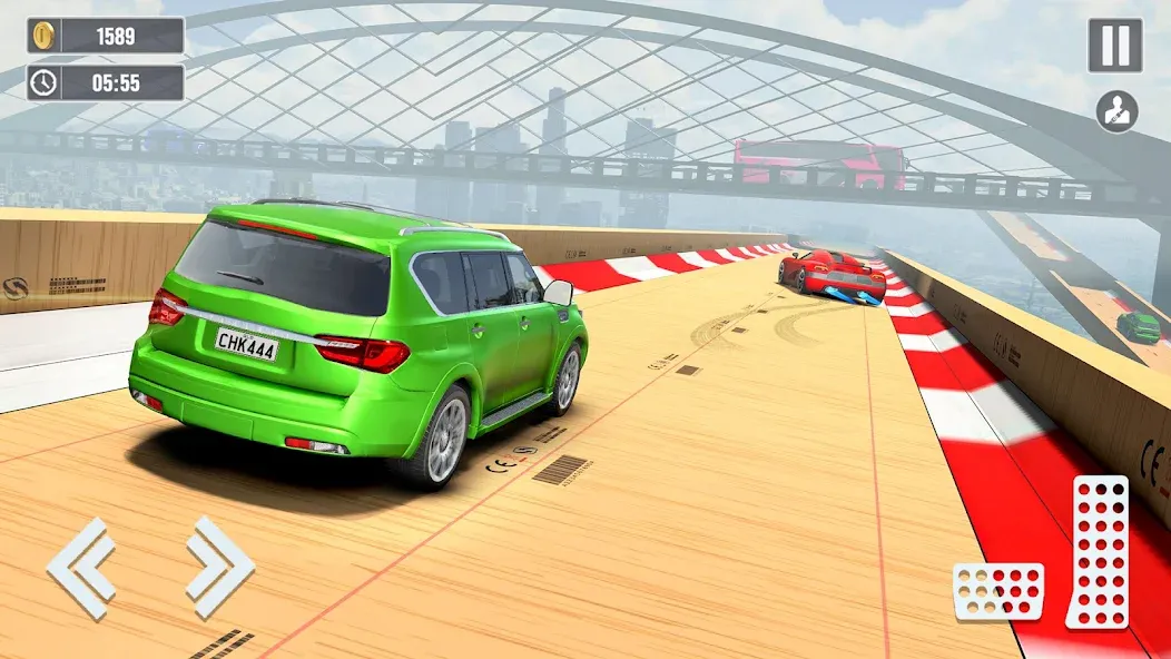 Скачать мод Car Stunt Games : Car Games 3D — Безлимитные деньги и все машины открыты — скриншот 3