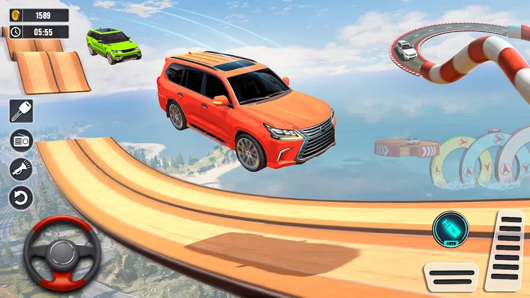 Скачать мод Car Stunt Games : Car Games 3D — Безлимитные деньги и все машины открыты — скриншот 5