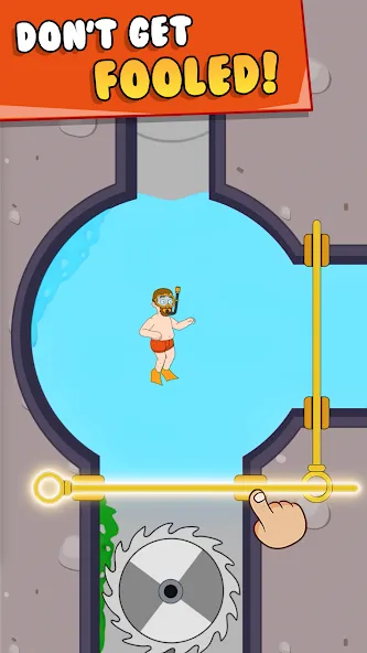 Pull Him Out — Безлимитные деньги и все уровни открыты, скачать мод APK — скриншот 1 Pull Him Out — Безлимитные деньги и все уровни открыты, скачать мод APK — скриншот 1