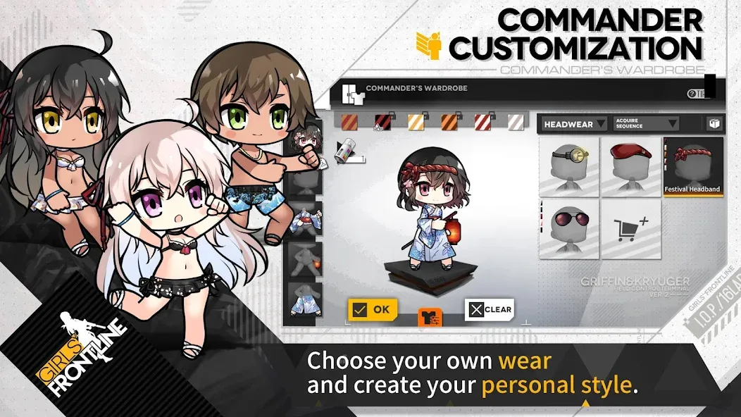 Girls' Frontline — скачать мод: Безлимитные ресурсы и усиленные бойцы — скриншот 3