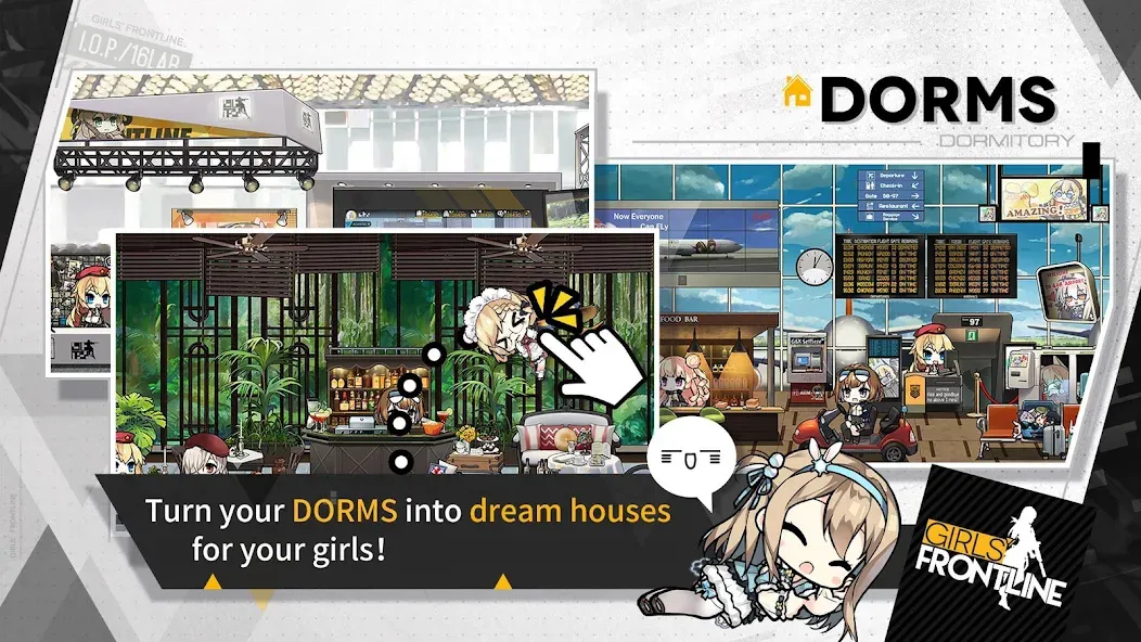 Girls' Frontline — скачать мод: Безлимитные ресурсы и усиленные бойцы — скриншот 5