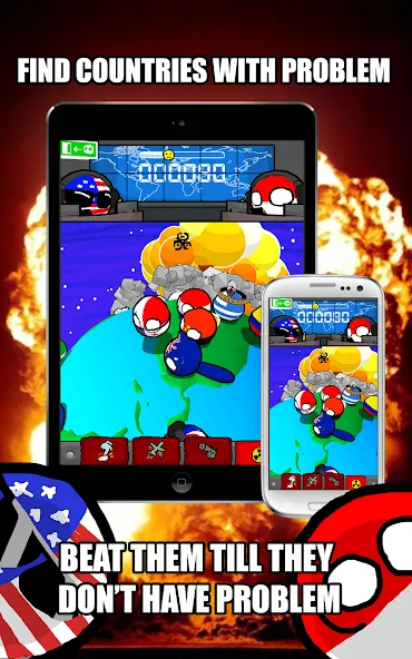 Polandball: Not Safe For World — скачать мод: Новые страны и безграничные ресурсы — скриншот 1 Polandball: Not Safe For World — скачать мод: Новые страны и безграничные ресурсы — скриншот 1
