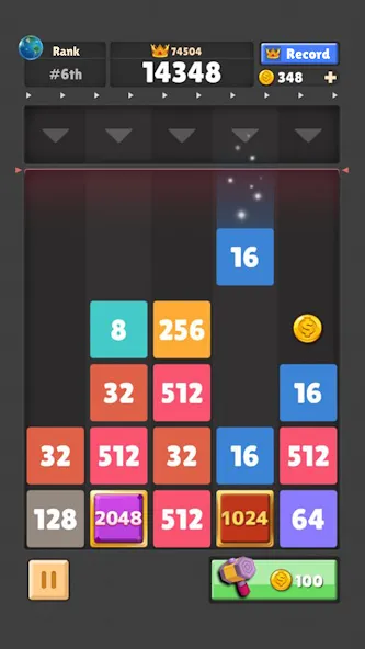 Drop The Number® : Merge Game — последняя версия с модом (Без рекламы и бесконечные ходы) — скриншот 3 Drop The Number® : Merge Game — последняя версия с модом (Без рекламы и бесконечные ходы) — скриншот 3