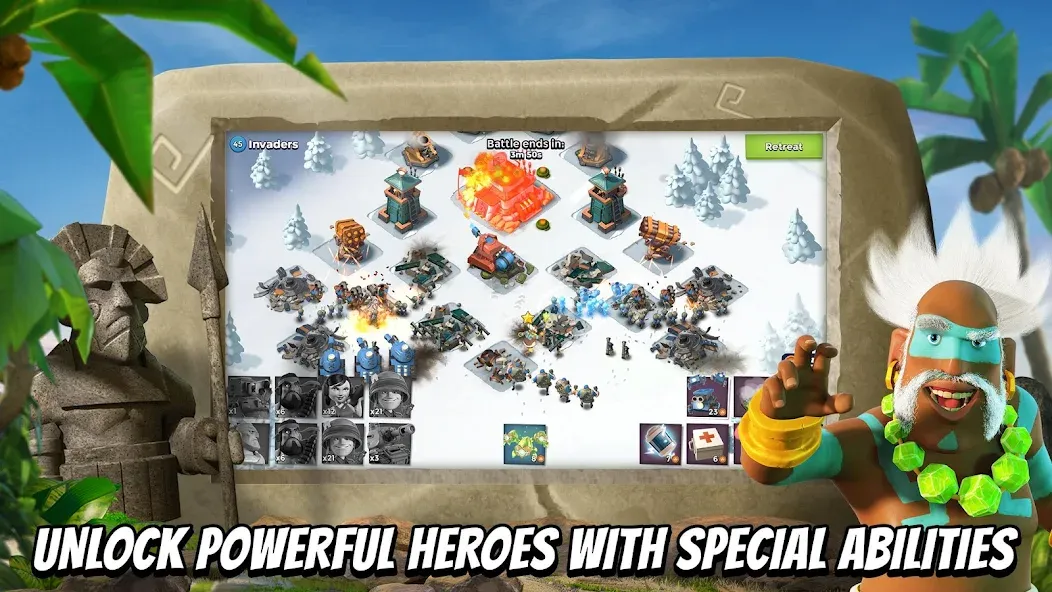 Скачать Boom Beach — Безлимитные ресурсы и ускоренное строительство — скриншот 3