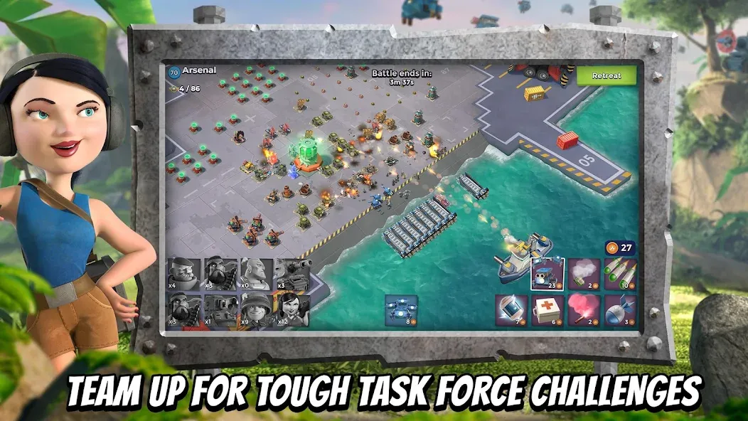 Скачать Boom Beach — Безлимитные ресурсы и ускоренное строительство — скриншот 5