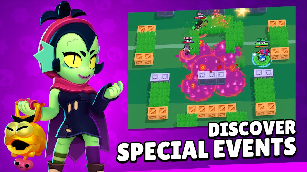 Скачать взлом Brawl Stars — Много кристаллов и открыты бойцы — скриншот 4 Скачать взлом Brawl Stars — Много кристаллов и открыты бойцы — скриншот 4