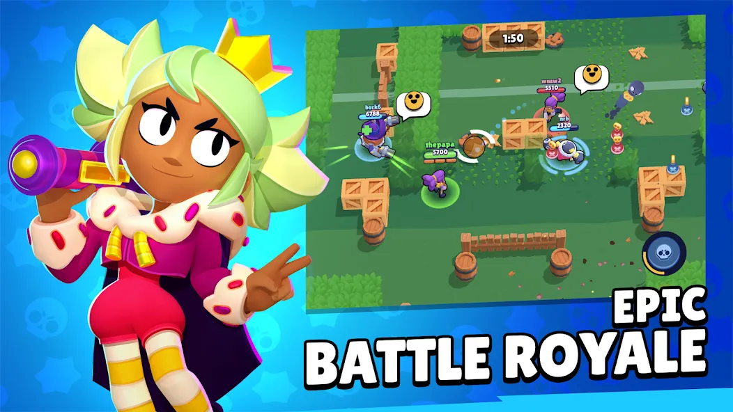 Скачать взлом Brawl Stars — Много кристаллов и открыты бойцы — скриншот 5 Скачать взлом Brawl Stars — Много кристаллов и открыты бойцы — скриншот 5