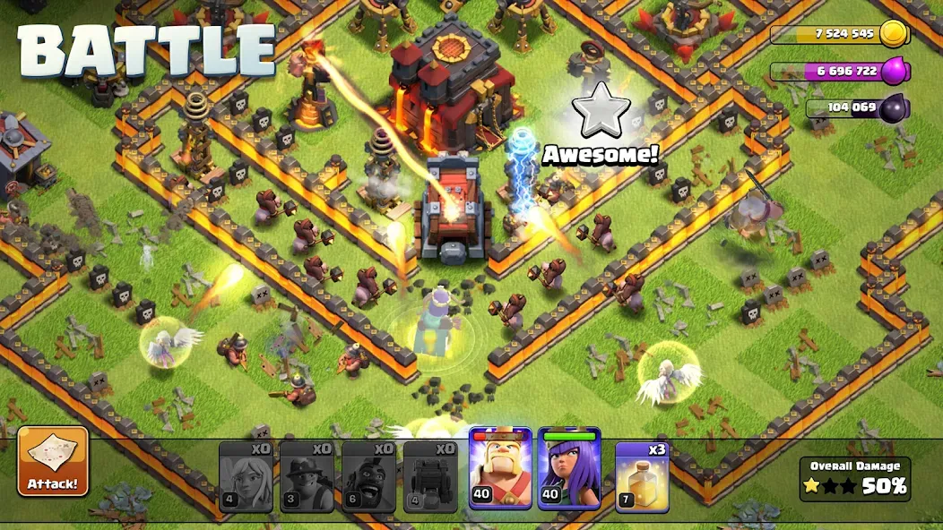 Clash of Clans MOD APK скачать на Андроид — Много ресурсов и быстрые улучшения — скриншот 1 Clash of Clans MOD APK скачать на Андроид — Много ресурсов и быстрые улучшения — скриншот 1