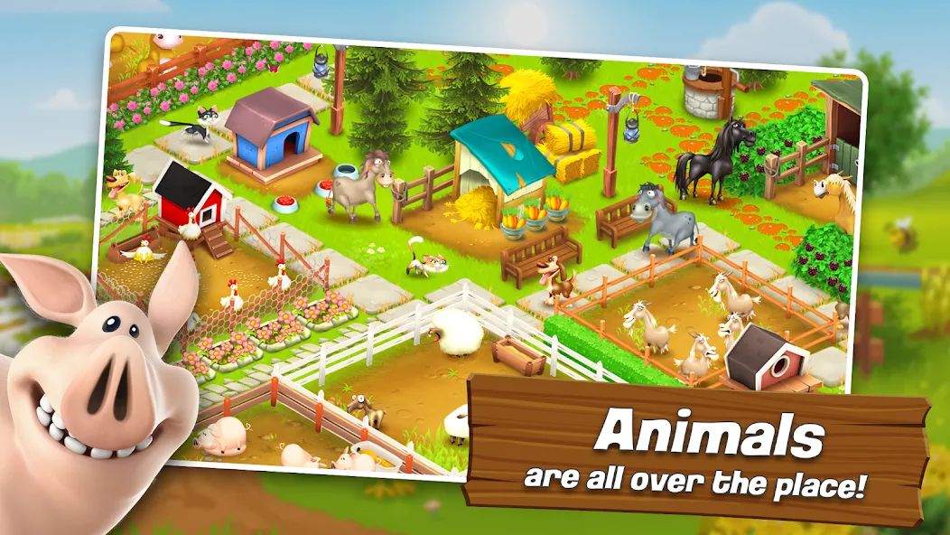 Скачать Hay Day мод — Безлимитные монеты и алмазы — скриншот 3