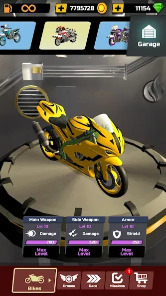 Bike Rider (Мод: Безлимитные деньги и все байки) — скачать на Андроид — скриншот 3 Bike Rider (Мод: Безлимитные деньги и все байки) — скачать на Андроид — скриншот 3