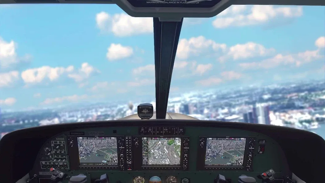 Flight Simulator - Plane Games — Реалистичные полёты и новые самолёты, скачать мод APK — скриншот 3