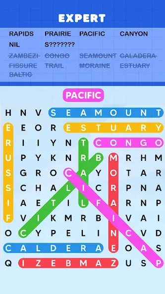 Скачать Word Search Puzzle Challenge последней версии — Без рекламы и все подсказки — скриншот 2 Скачать Word Search Puzzle Challenge последней версии — Без рекламы и все подсказки — скриншот 2