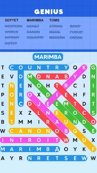 Скачать Word Search Puzzle Challenge последней версии — Без рекламы и все подсказки — скриншот 3 Скачать Word Search Puzzle Challenge последней версии — Без рекламы и все подсказки — скриншот 3