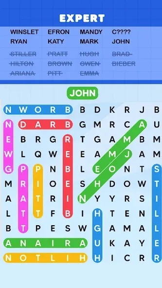 Скачать Word Search Puzzle Challenge последней версии — Без рекламы и все подсказки — скриншот 4 Скачать Word Search Puzzle Challenge последней версии — Без рекламы и все подсказки — скриншот 4