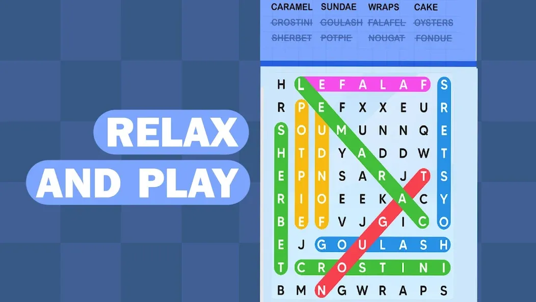 Скачать Word Search Puzzle Challenge последней версии — Без рекламы и все подсказки — скриншот 5 Скачать Word Search Puzzle Challenge последней версии — Без рекламы и все подсказки — скриншот 5