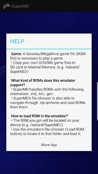 SuperMD (All in One Emulator] взлом на Андроид — Все консоли разблокированы без рекламы — скриншот 2