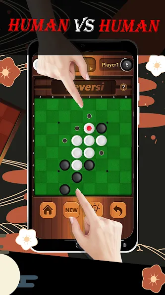 Reversi - Classic Reversi Game (Мод: Безлимитные подсказки и отмена ходов) — скачать на Андроид — скриншот 5