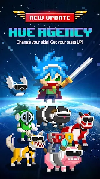 Videogame Guardians (Мод: Новые герои и улучшенные способности) — скачать на Андроид — скриншот 1