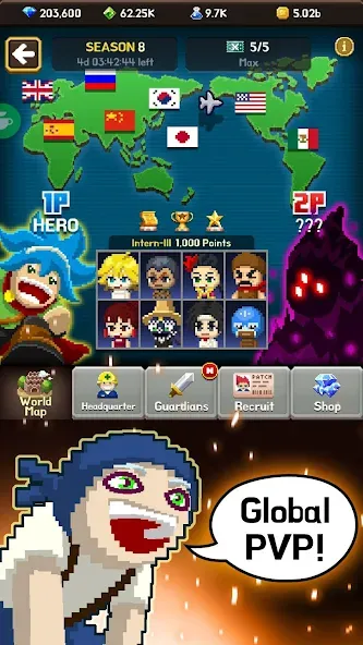 Videogame Guardians (Мод: Новые герои и улучшенные способности) — скачать на Андроид — скриншот 3