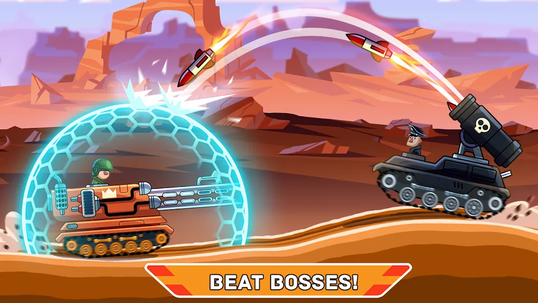 Hills of Steel на телефон — скачать мод: Безлимитные деньги и топливо — скриншот 2