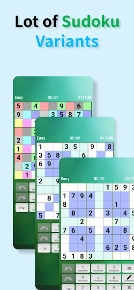 Sudoku offline (Мод: Без рекламы и все уровни открыты) — скачать на Андроид — скриншот 2