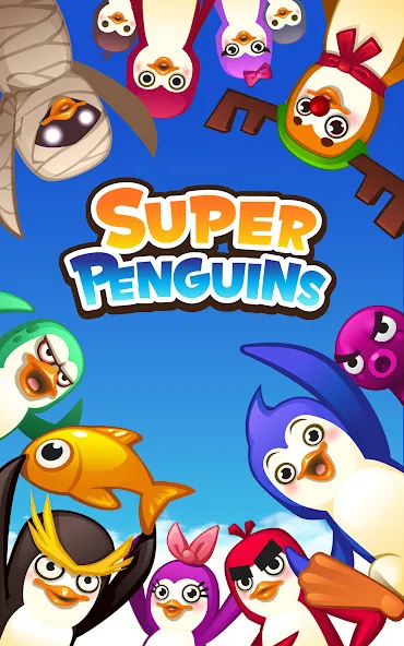 Super Penguins — взломанная версия, Безлимитные монеты и жизни — скриншот 1