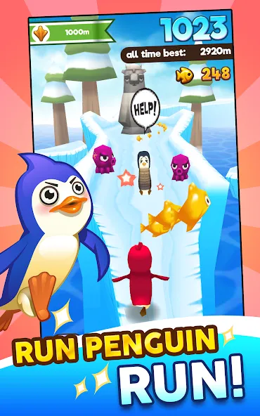 Super Penguins — взломанная версия, Безлимитные монеты и жизни — скриншот 2