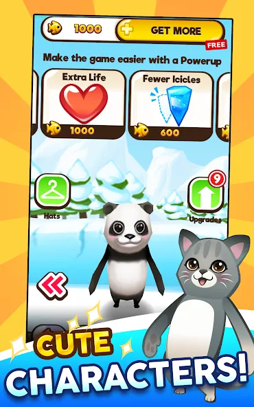 Super Penguins — взломанная версия, Безлимитные монеты и жизни — скриншот 3
